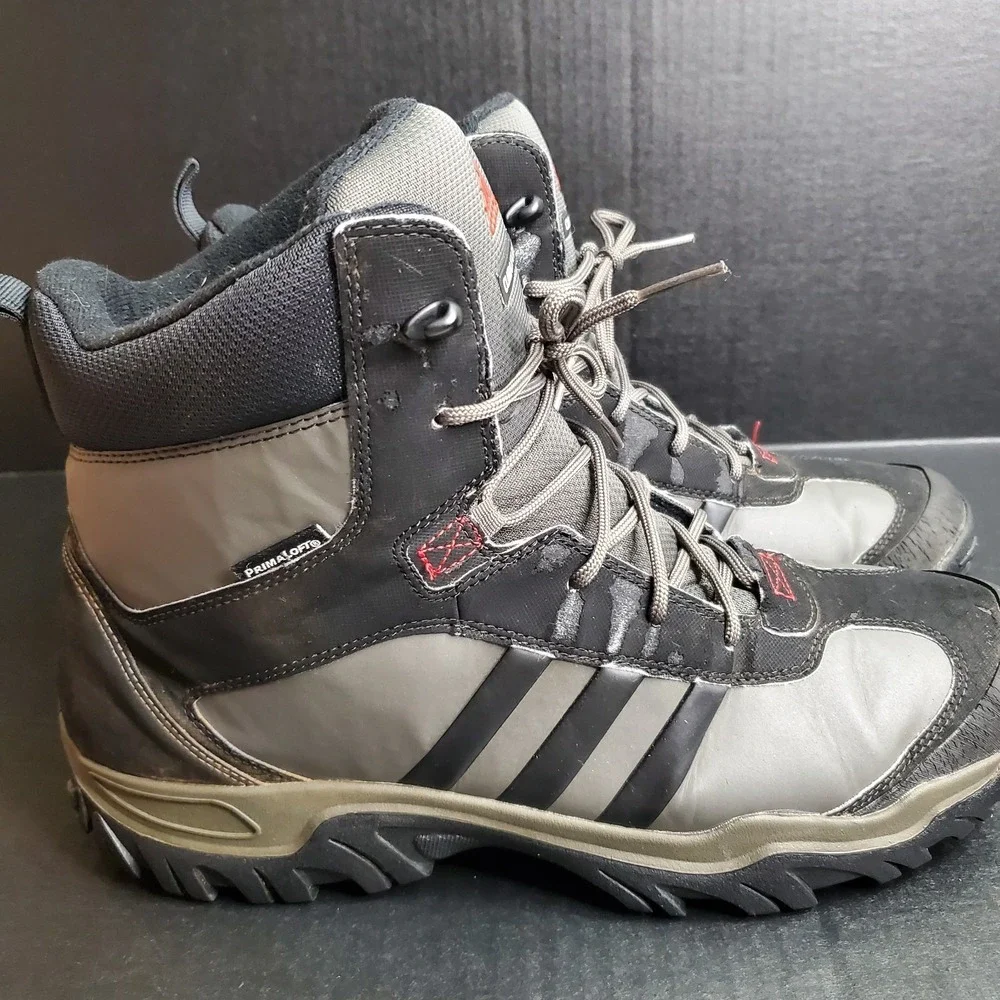 Men Adidas Flint II Mid CP ClimaWarm Hunting Hiking Boot US Men's 13 EU Gray SEE